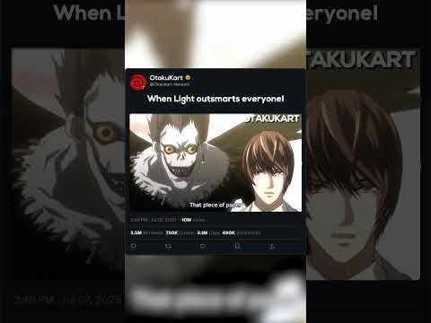 Light outsmarts everyone! 😮 #anime #animeshorts #animememes #animeedits #shorts