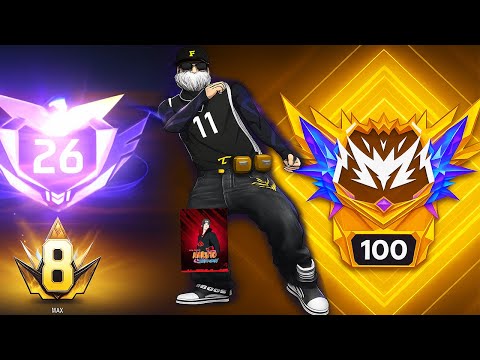 OURO AO DESAFIANTE 100 ESTRELAS SEASON 31 TOP 1 GLOBAL 🎯 EM 4 HORAS CS RANQUEADO HIGHLIGHT FREE FIRE