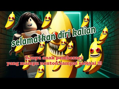 escape from the pursuit of a terrible banana monster ( Roblox )