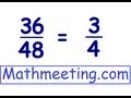 Reducing Fractions: Step-by-Step Examples