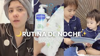 RUTINA DE NOCHE SIENDO MAMÁ DE 2👦🏻👶🏻💖 Yas Vicens