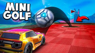 Pros Playing Rocket League MINIGOLF Gets SWEATY…