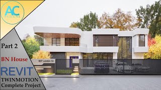 BN House | Part 2 | Complete Step By Step Project | Revit and Twinmotion Tutorial