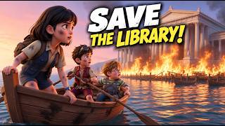We Time Traveled to 48 BC Egypt — Can We Save the Library of Alexandria? | Time Tram | Slow English