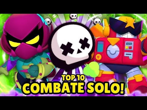 TOP 10 MELHORES BRAWLERS do COMBATE SOLITÁRIO no BRAWL STARS!