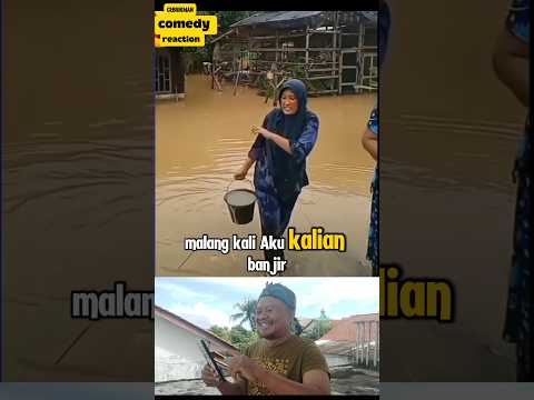 Tetangga Dapat Bantuan Banjir, Ibu Ini Malah Pengen Banjir Juga! 🤦‍♀️💦 #GakMauKalah