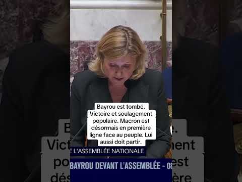 Bayrou est tombé. Macron est désormais en première ligne face au peuple. Lui aussi doit partir.