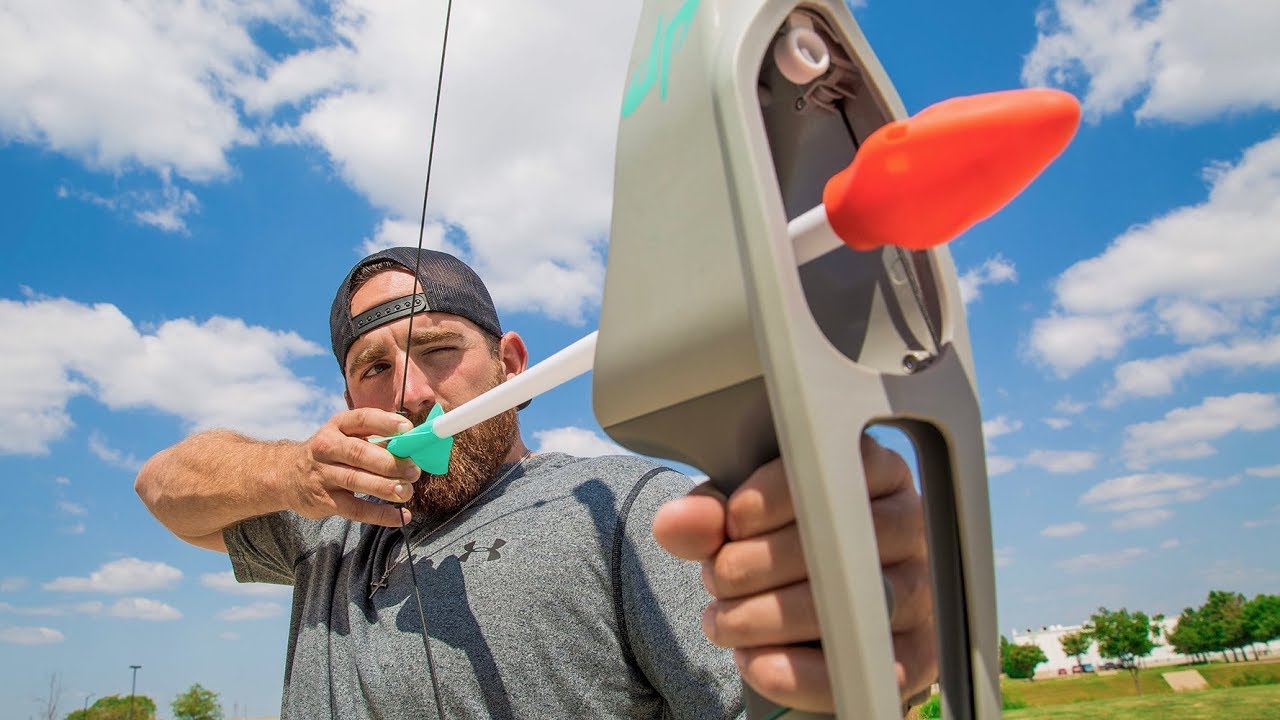Nerf Bow Trick Shots Dude Perfect