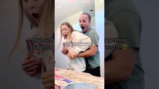 I will never forget my husband's reaction when he heard the news ❤️☺️ #tellingmyhusbandimpregnant #