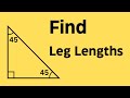 Understanding 45-45-90 Triangle Rules
