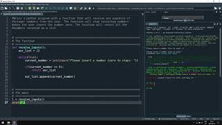 Python Programming – Function that Reads a List of Integer Numbers from the User