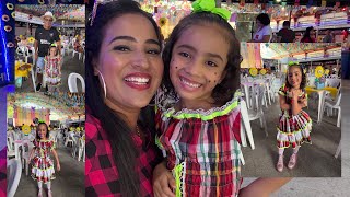 Festa junina da escola da Manu #shorts 