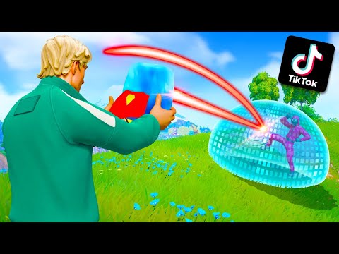 TESTEI os TIKTOKS mais VIRAIS do Fortnite Super!
