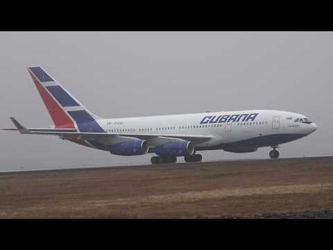 Ilyushin Il-96 - Foggy Takeoff