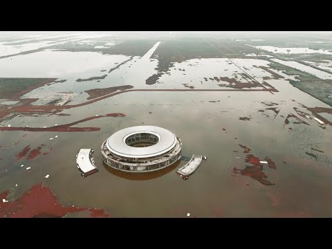 Mexico’s Lake Texcoco overflows into abandoned airport site after heavy rainfall | AFP