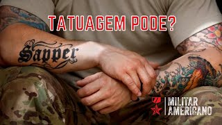 Posso entrar no Exército Americano com TATUAGEM? Militar Responde