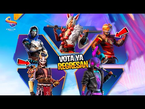 RAPIDO VOTA AHORA INCUBADORA CUERNITOS DORADOS PESADILLAS REGRESAN ELIGE 8 ANIVERSARIO FREE FIRE