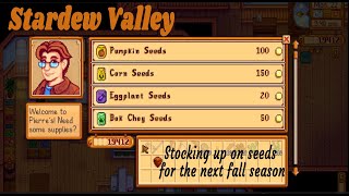 Stardew Valley ep023 - Time to stock up on seeds.