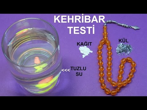 Gerçek Kehribar - Kehribar Tesbihin Gerçek olduğu Nasıl Anlaşılır? Kehribar Testi Nasıl Yapılır