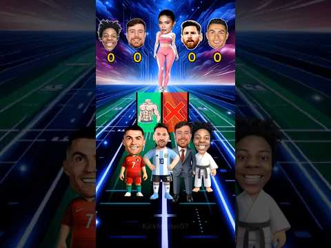 ¿Quién gana? ⚔️ Batalla de íconos: Ronaldo⚽, Messi🐐, IShowSpeed🔥, MrBeast💰, Kylie💄