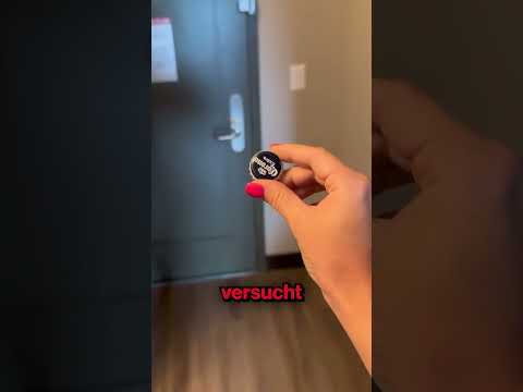 Die Technik, um in einem Hotel sicher zu sein 🤯