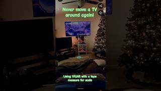 How I use a simple tape measure to visualize a TV setup with Augmented Reality via Amazon Shopping