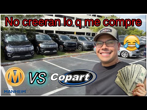 Comprando carros en la subasta en MIAMI #manheim #copart