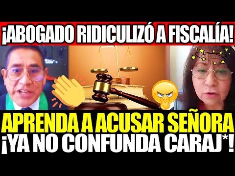 ¡MAGISTRAL CATEDRÁ! ABOGADO DE CASTILLO RIDICULIZÓ A FISCAL FUJIMORISTA: "APRENDA A ACUSAR SEÑORA"