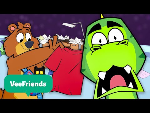 Missed a Spot! 🧽🫧 | Vee Friends 🐈‍⬛| Cartoons For Kids