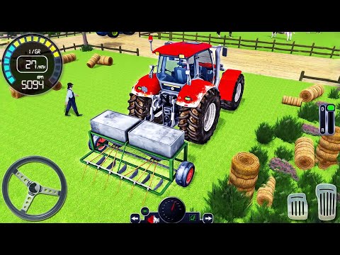 Real Indian Tractor Driving Simulator - Farming Transport Walkthrough 2024 - Android GamePlay #2