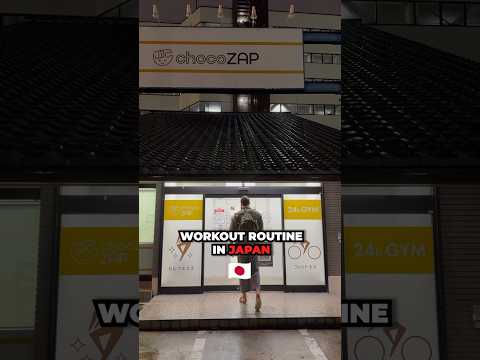How people work out in Japan? 🇯🇵