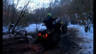 Wieczorne tasmańskie manewry / Can - am Renegade 1000R, 800R, Outlander 650.