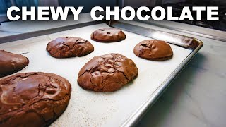 Chocolate meringue cookies — no flour