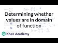 Understanding Domain of Functions