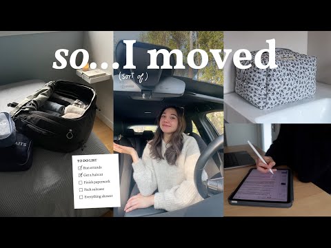 prepare with me to move across the country (vlog)