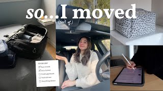 prepare with me to move across the country (vlog)