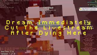 a bad speedrunning session for Dream