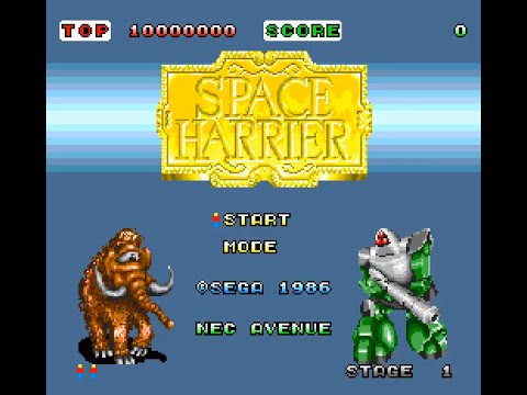 PC Engine Longplay [075] Space Harrier (US)