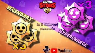 ×3 HYPERCHARGE 🟣 and ×3 LEGENDARY 🟡 drops «new offer in shop🎁» #brawlstars
