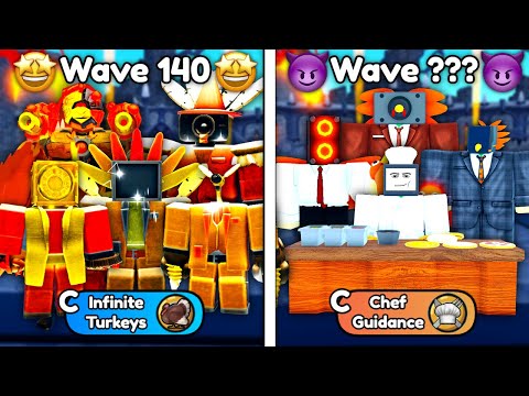 ULTRA TURKEY TEAM vs CHEF TURKEY TEAM in ENDLESS MODE 🔥😨 | Toilet Tower Defense