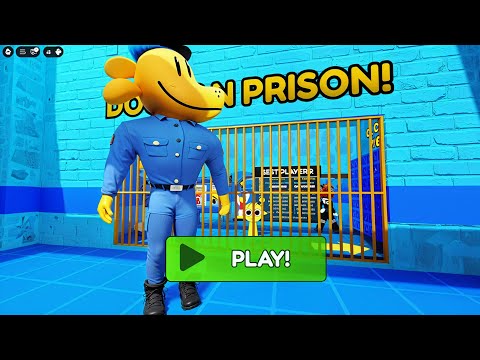 DOGMAN PRISON RUN Obby! #roblox #scarryobby