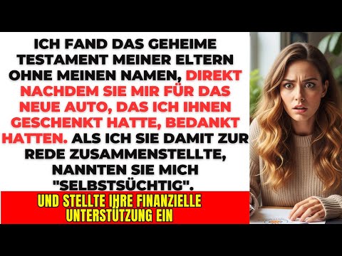 I found my parents' secret will – and my name is completely missing