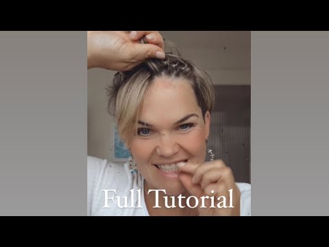 How to do a Topsy tail fake braid step by step