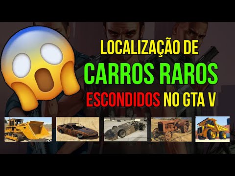 Localização de Carros Raros Escondidos no GTA V #gta #gtav #gta5