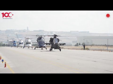 ATAK VE GÖKBEY Helikopterlerinden Kol Uçuşu