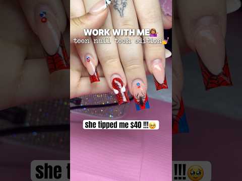 work with me as a teen nail tech 💅(with prices💸)