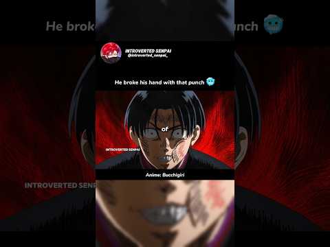 He broke his hand with that punch