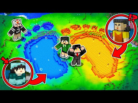 We Found SQUID GAME 3 DOLLS Footprints in MINECRAFT