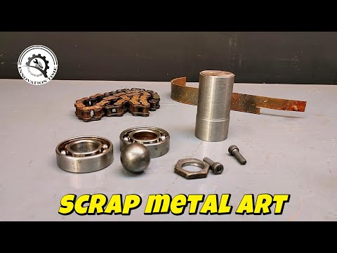 Scrap Metal Art 3 Elements