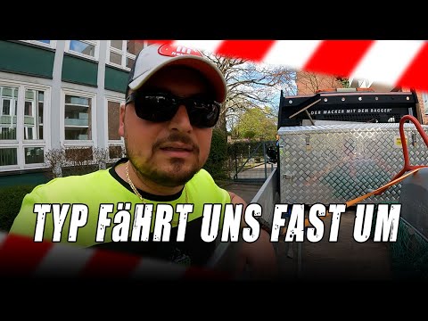 Fremder Fahrer macht unsere Baustelle kaputt | Der Macker mit dem Bagger